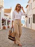 Handwoven Natural Straw Tote Bag