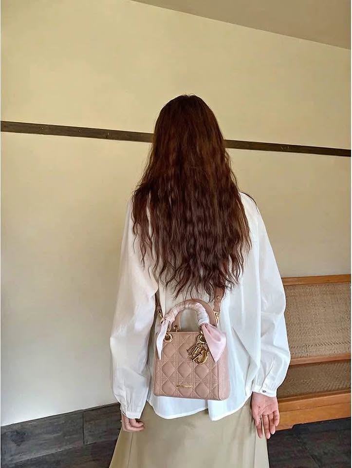 Pink Quilted Mini Backpack