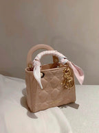 Pink Quilted Mini Backpack
