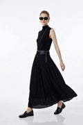 Black Silk & Lyocell Three-Piece Set