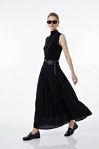 Black Silk & Lyocell Three-Piece Set