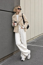 Beige Cashmere-Wool Jacket