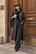 Black Sheep Leather Long Coat