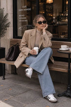 Oatmeal Alpaca-Wool Blazer