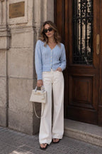 Baby Blue Knit Cardigan
