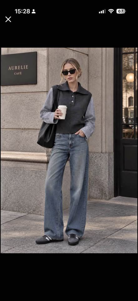 Grey 2-in-1 Layered Wool-Blend Shirt