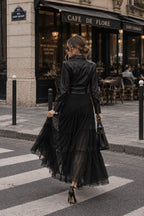 Black Vegan Leather Shirt